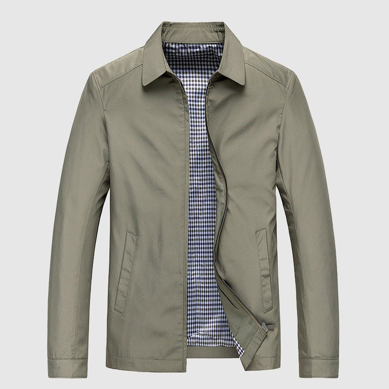 Minimal Zip-Front Spring Jacket