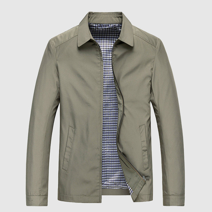 Minimal Zip-Front Spring Jacket