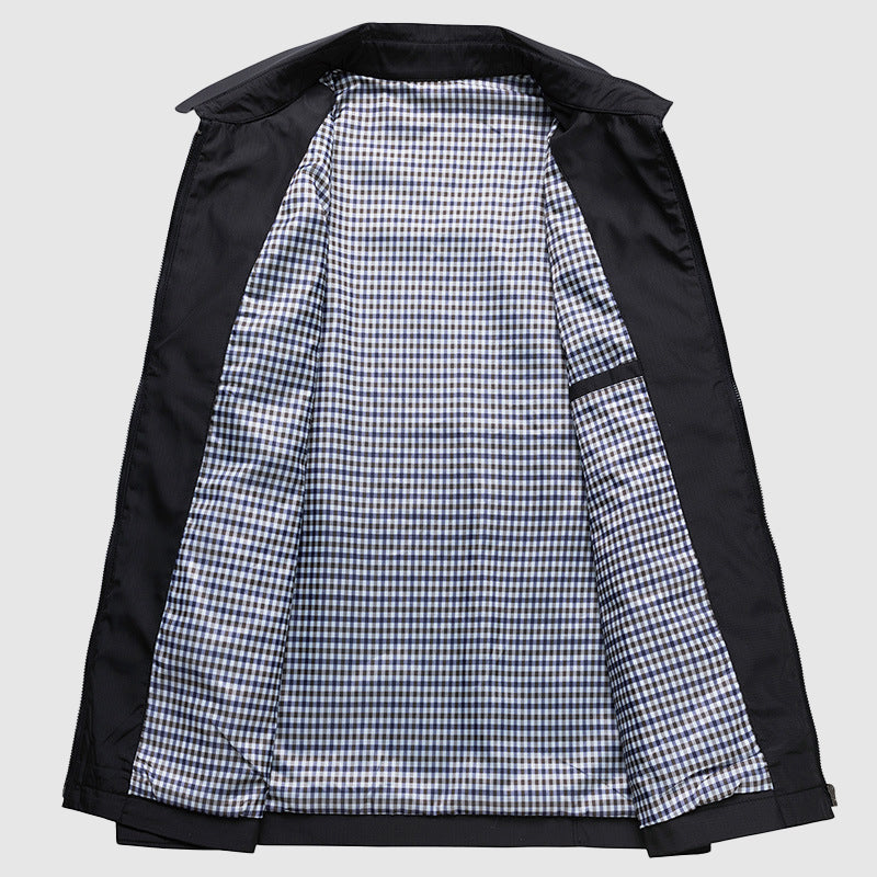 Minimal Zip-Front Spring Jacket