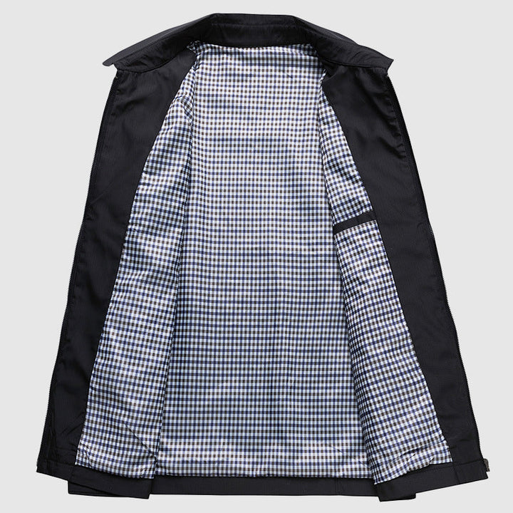 Minimal Zip-Front Spring Jacket