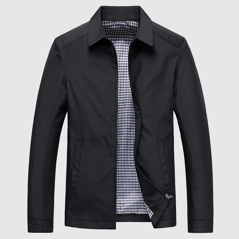 Minimal Zip-Front Spring Jacket