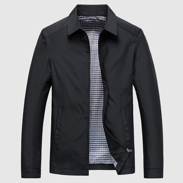 Minimal Zip-Front Spring Jacket