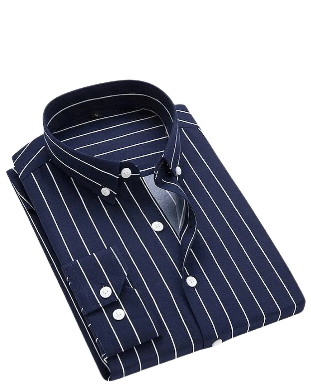 Mateo | Men’s Vertical Stripe Lightweight Coastal Button-Down