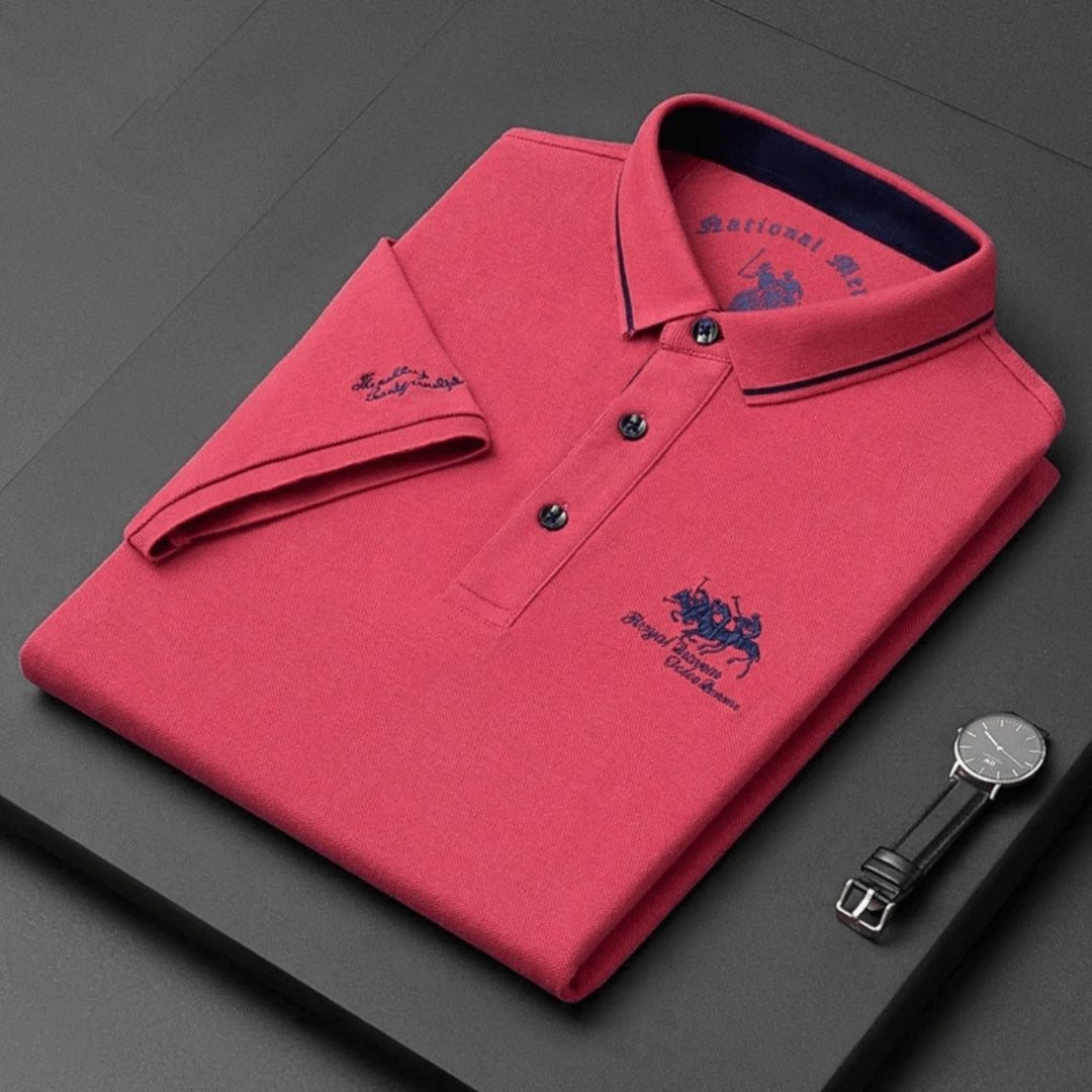 Ethan | Classic Short Sleeve Polo Shirt
