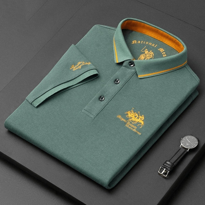 Ethan | Classic Short Sleeve Polo Shirt