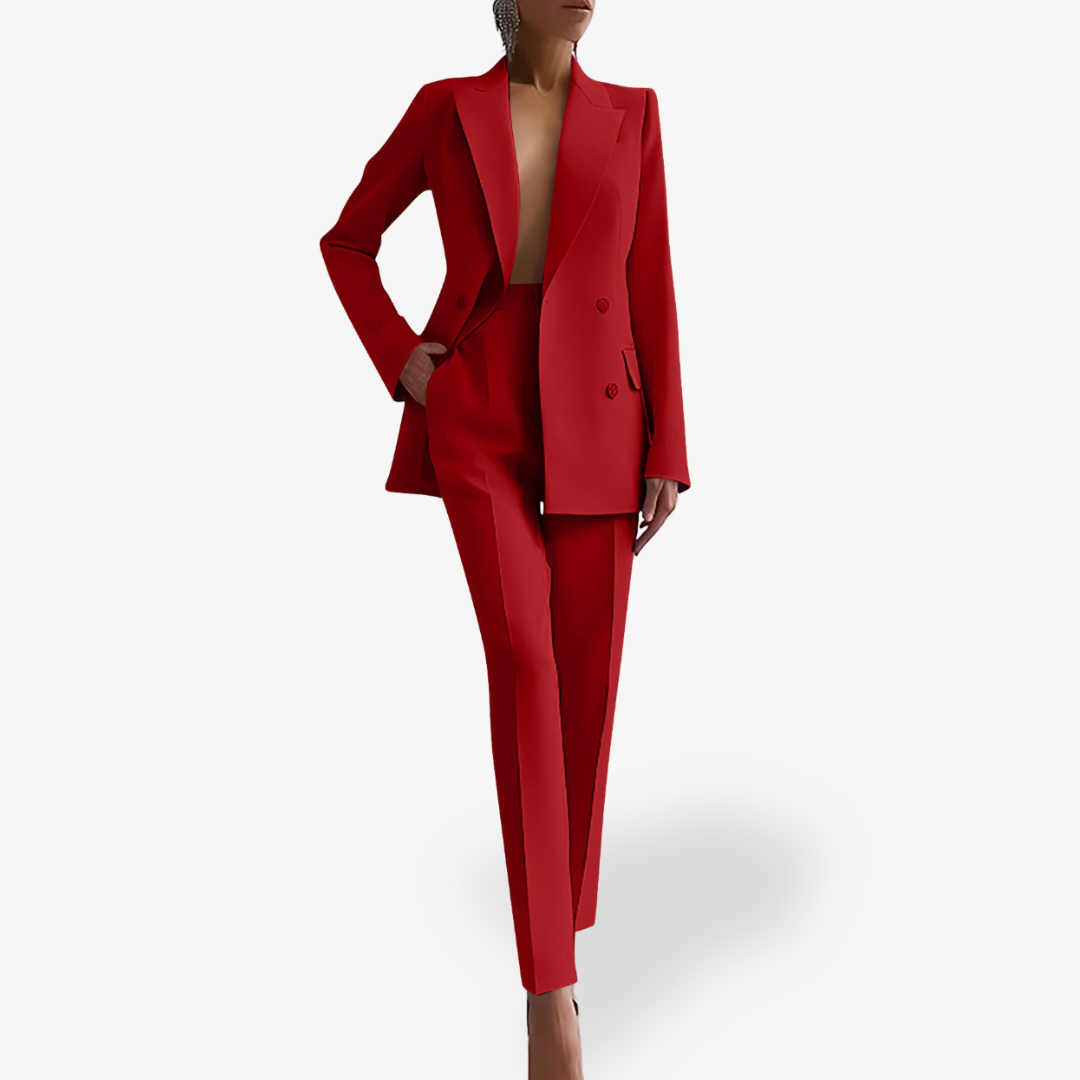 Velmirae | Women’s Sleek Power Tailored Suit Set
