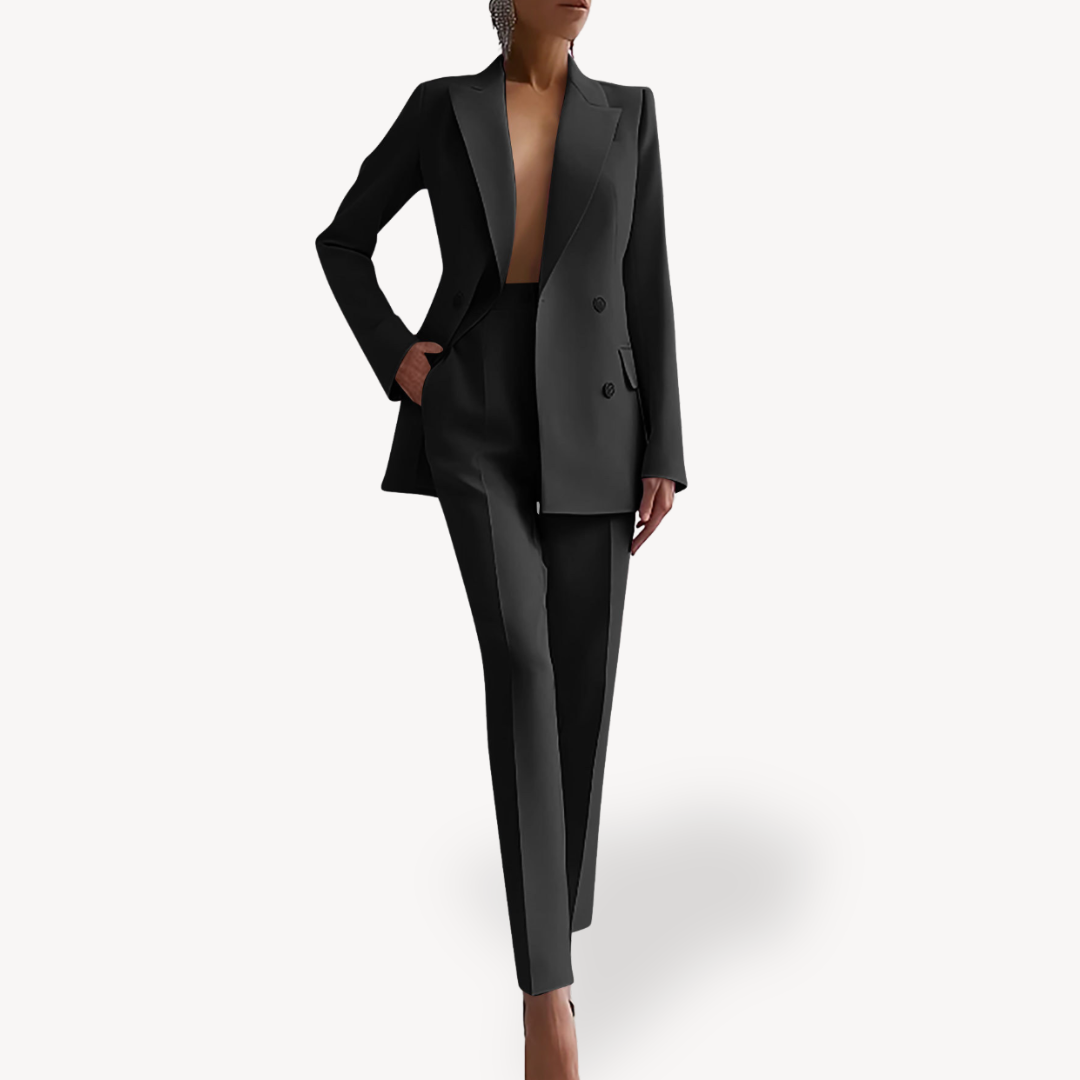 Velmirae | Women’s Sleek Power Tailored Suit Set