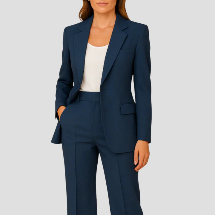 Kaylee | Women’s Tailored Blazer and Straight Leg Pants Suit