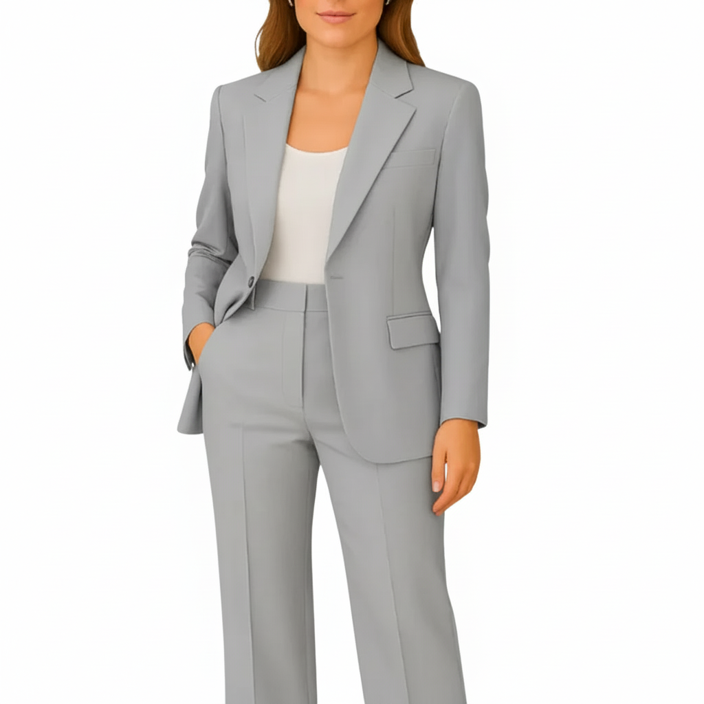 Kaylee | Women’s Tailored Blazer and Straight Leg Pants Suit