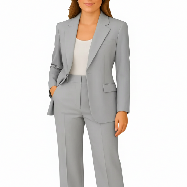 Kaylee | Women’s Tailored Blazer and Straight Leg Pants Suit