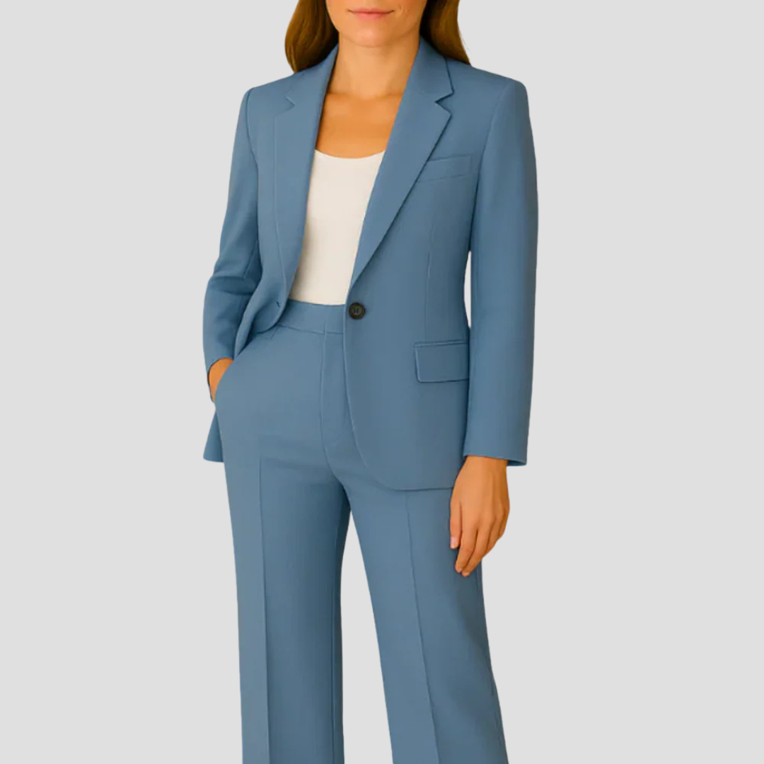 Kaylee | Women’s Tailored Blazer and Straight Leg Pants Suit