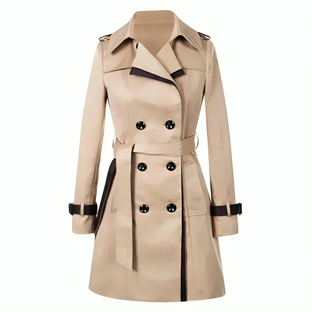 Classic Double-Breasted Trench Jacket