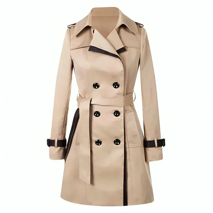 Classic Double-Breasted Trench Jacket