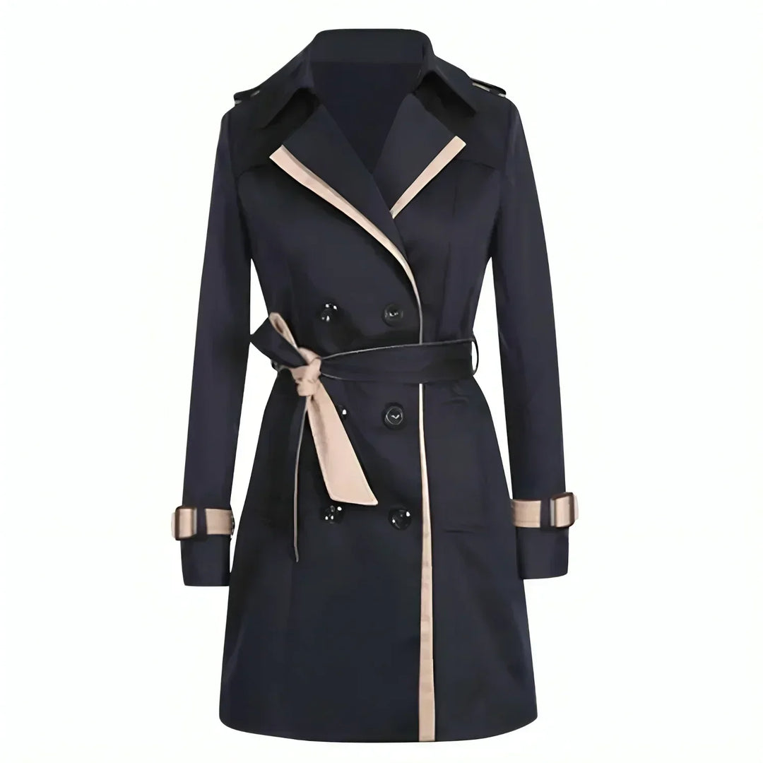 Classic Double-Breasted Trench Jacket