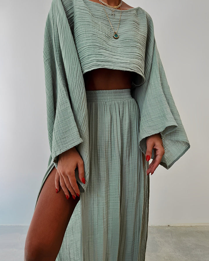 Lyra | Flowy Two-Piece Skirt Set