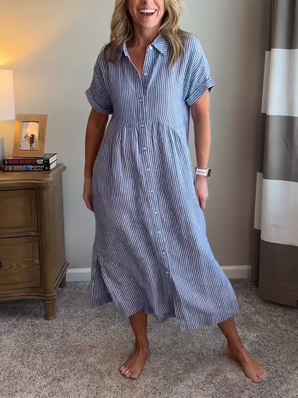 Sienna | Relaxed Fit Button-Down Dress