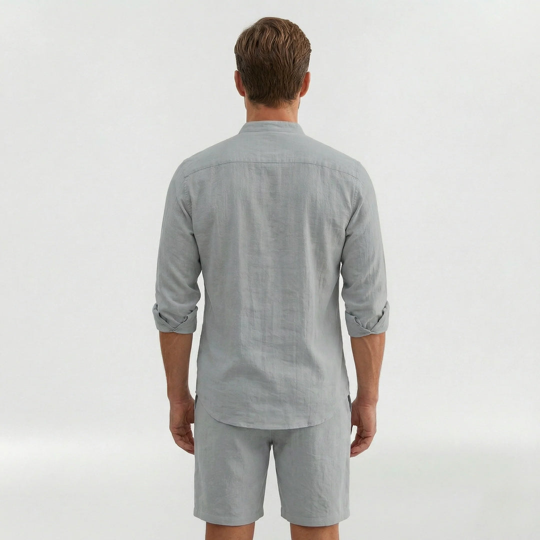 Julian | Men’s Relaxed-Fit Long-Sleeve Resort Co-Ord Set