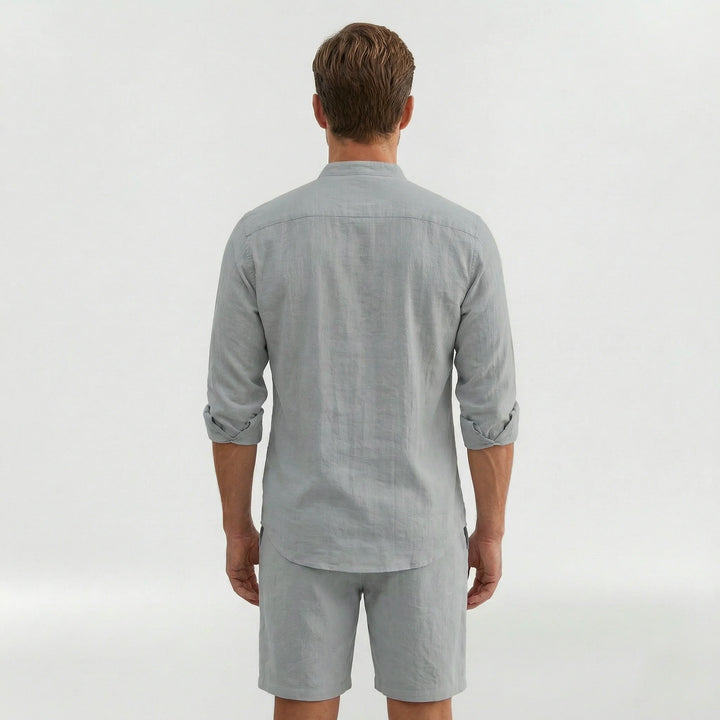 Julian | Men’s Relaxed-Fit Long-Sleeve Resort Co-Ord Set