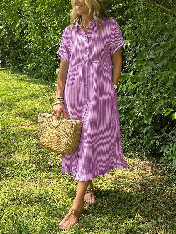 Sienna | Relaxed Fit Button-Down Dress