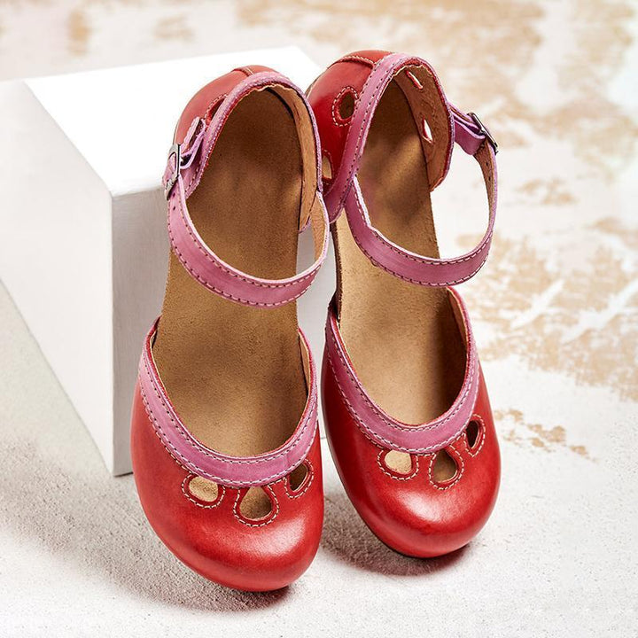 Claribel | Vintage Two-Tone Sandals