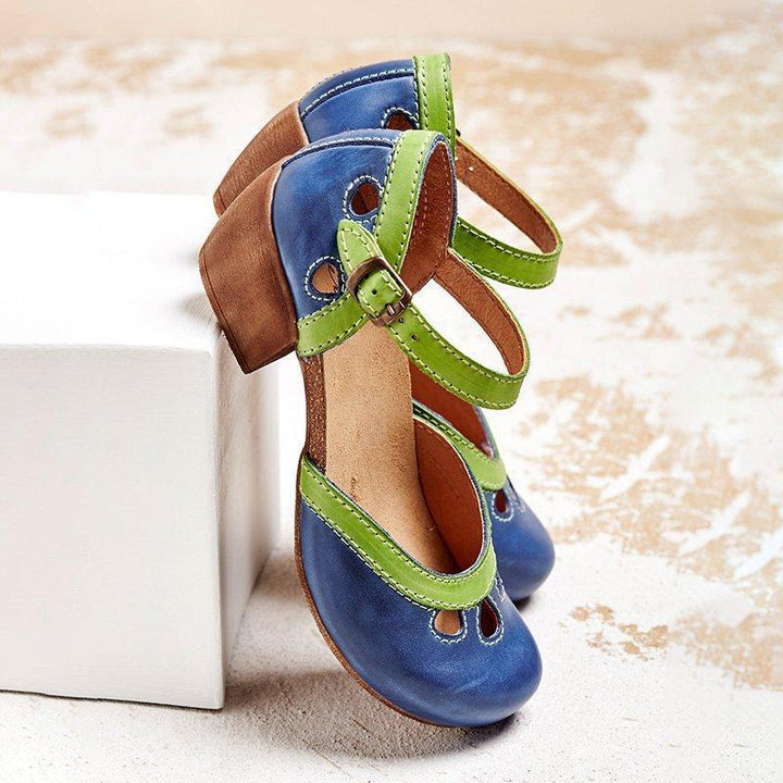 Claribel | Vintage Two-Tone Sandals