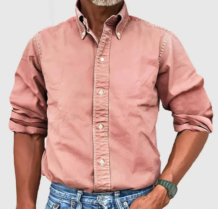 Anthony | Men's Dress Shirt - Classic Long-Sleeve for All-Day Comfort