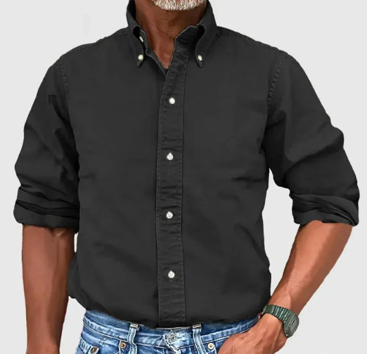 Anthony | Men's Dress Shirt - Classic Long-Sleeve for All-Day Comfort