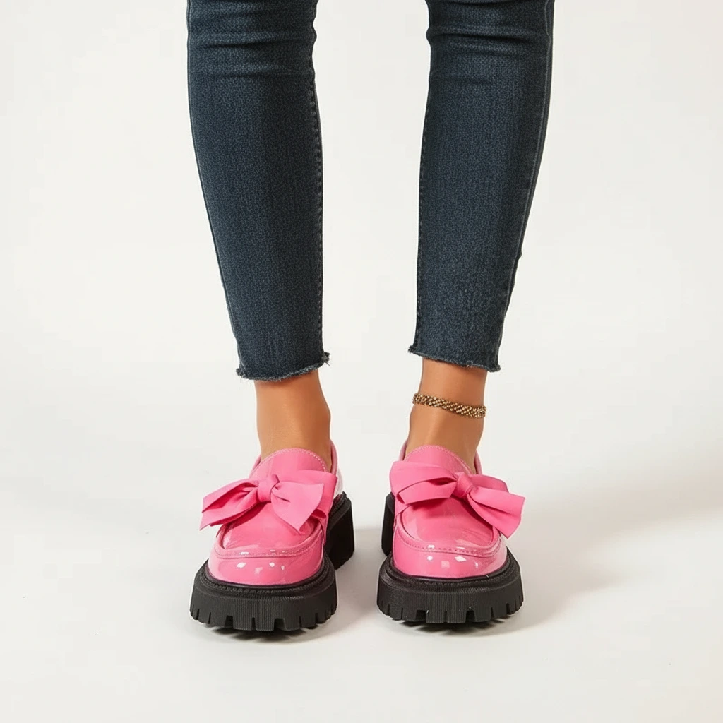Serafina | Women’s Bow Platform Orthopedic Loafers
