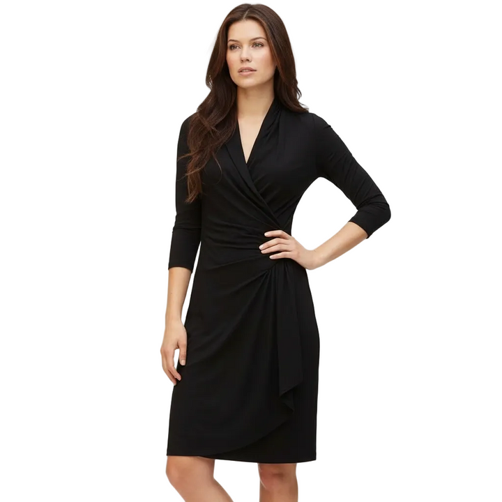 Avelisse | Women’s 3/4 Sleeve Wrap Midi Dress