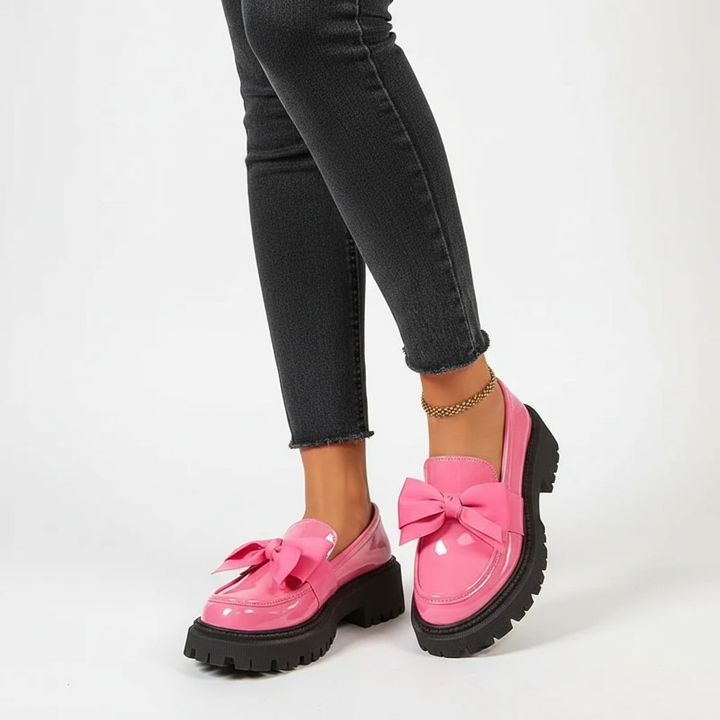 Serafina | Women’s Bow Platform Orthopedic Loafers