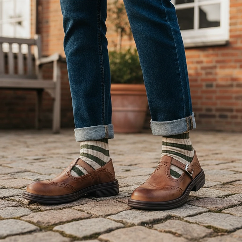 Women’s Classic Mary Jane Flats for Everyday Comfort