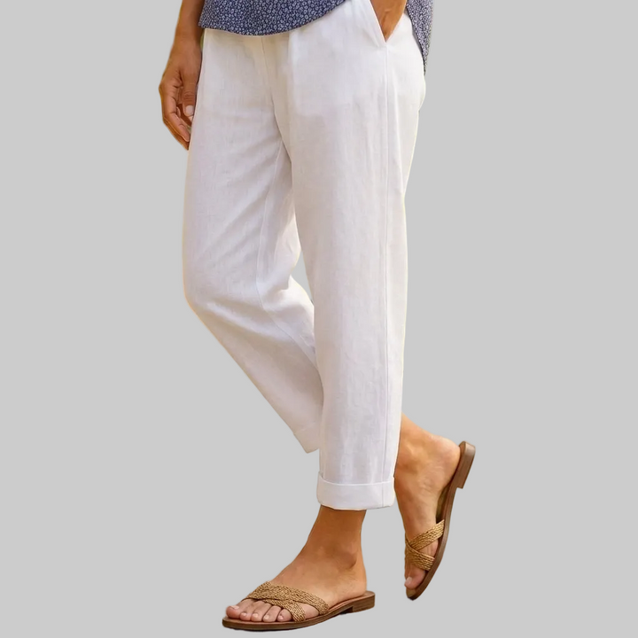 Relaxed Ankle-Length Trousers