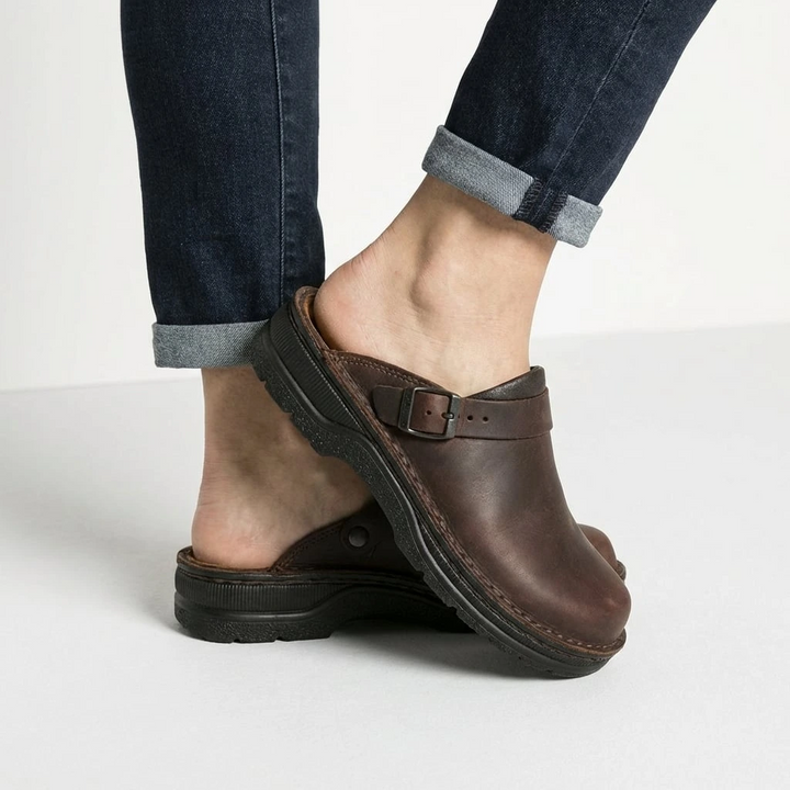 Men’s Slip-On Buckle Sandals