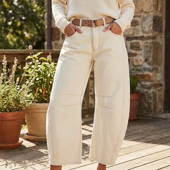 Relaxed Straight-Leg Pants