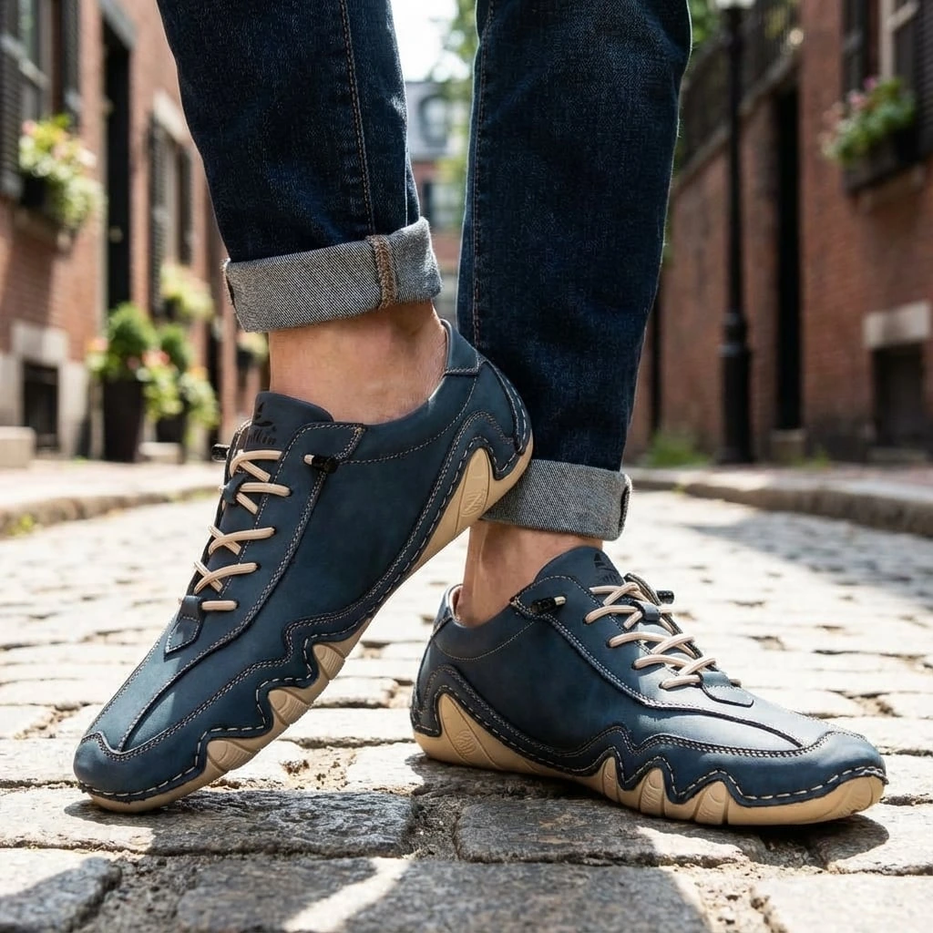 Casual Comfort Lace-Up Shoes