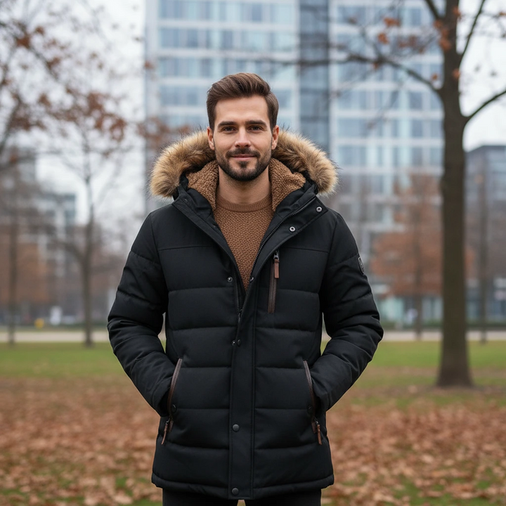 Men’s Luxury Winter Hooded Parka
