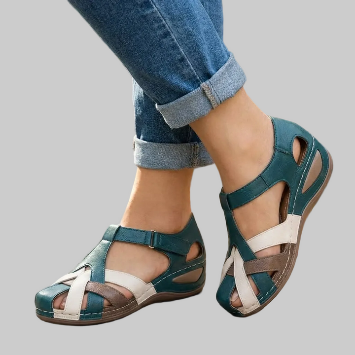 Women’s Orthopedic T-Strap Wedge Sandals
