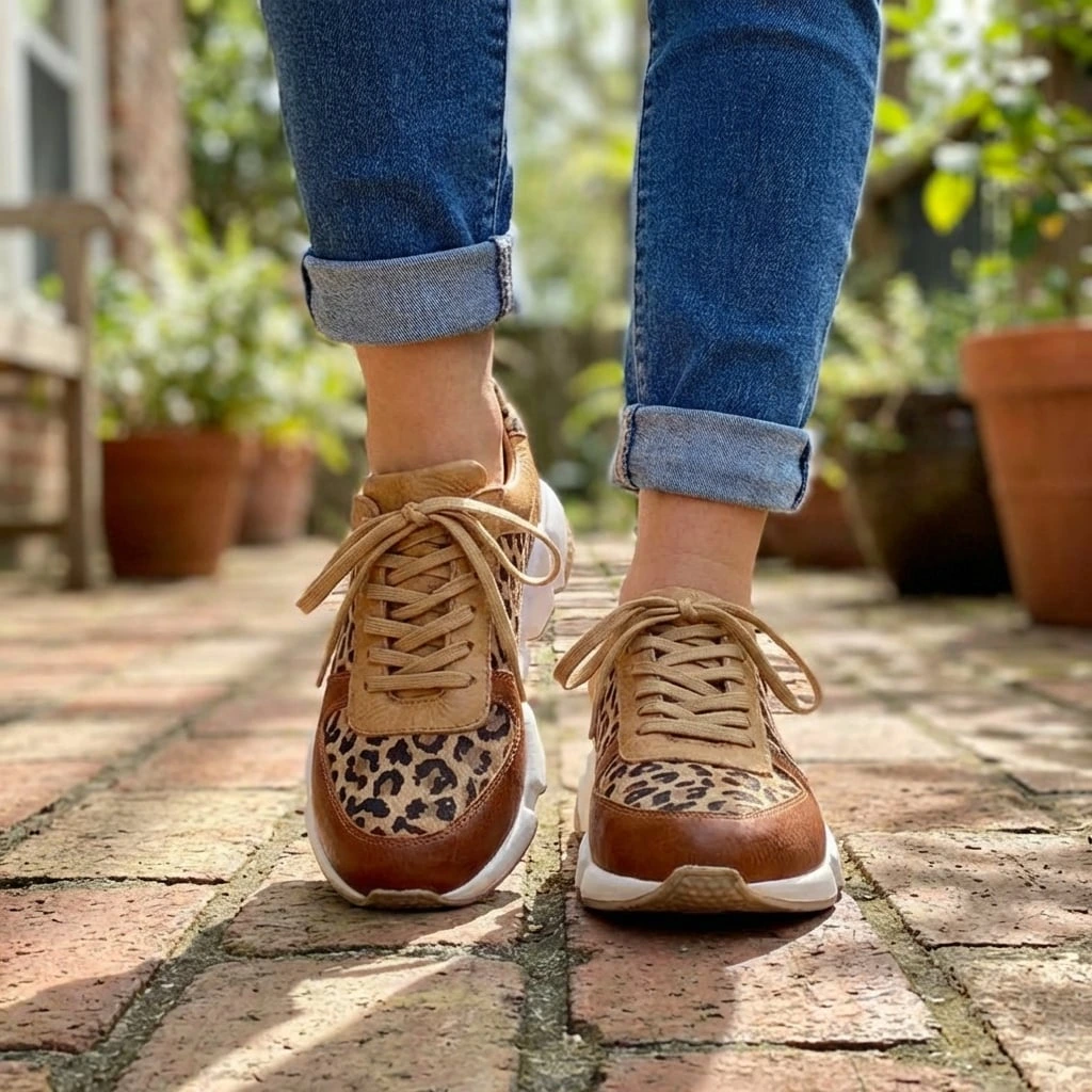 Nala | Women’s Leopard Print Comfort Sneakers