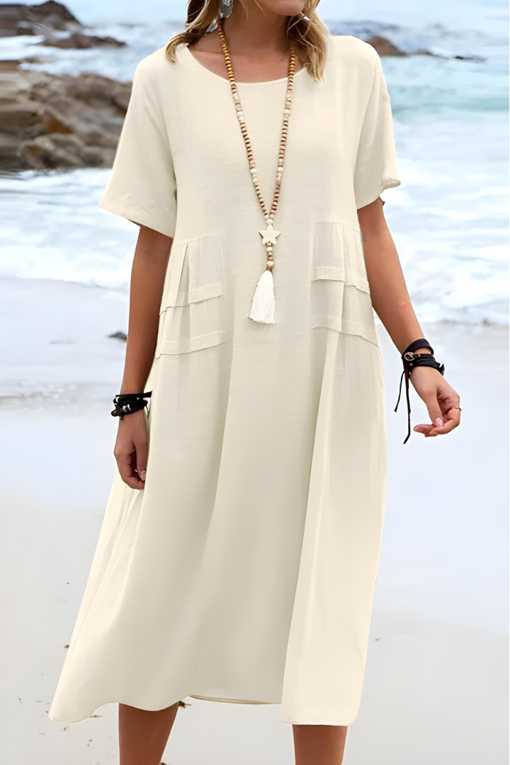 Callista | Relaxed Boho Midi Dress