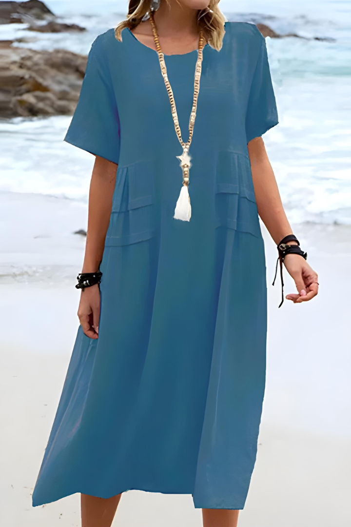 Callista | Relaxed Boho Midi Dress