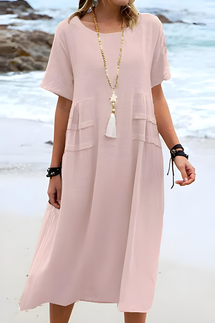 Callista | Relaxed Boho Midi Dress