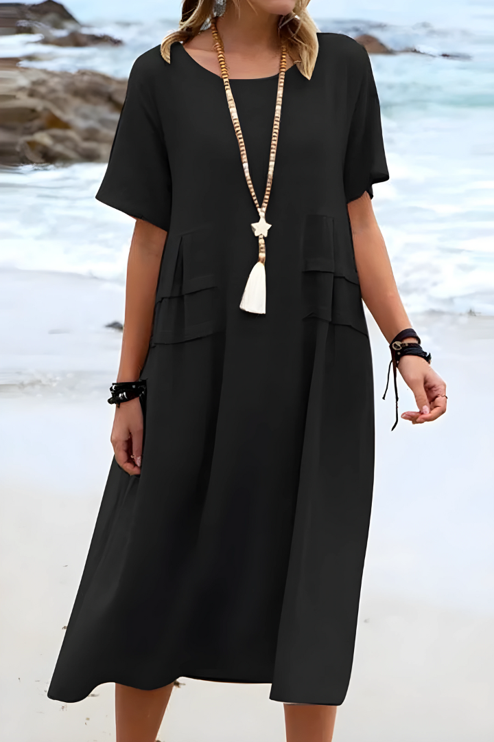 Callista | Relaxed Boho Midi Dress