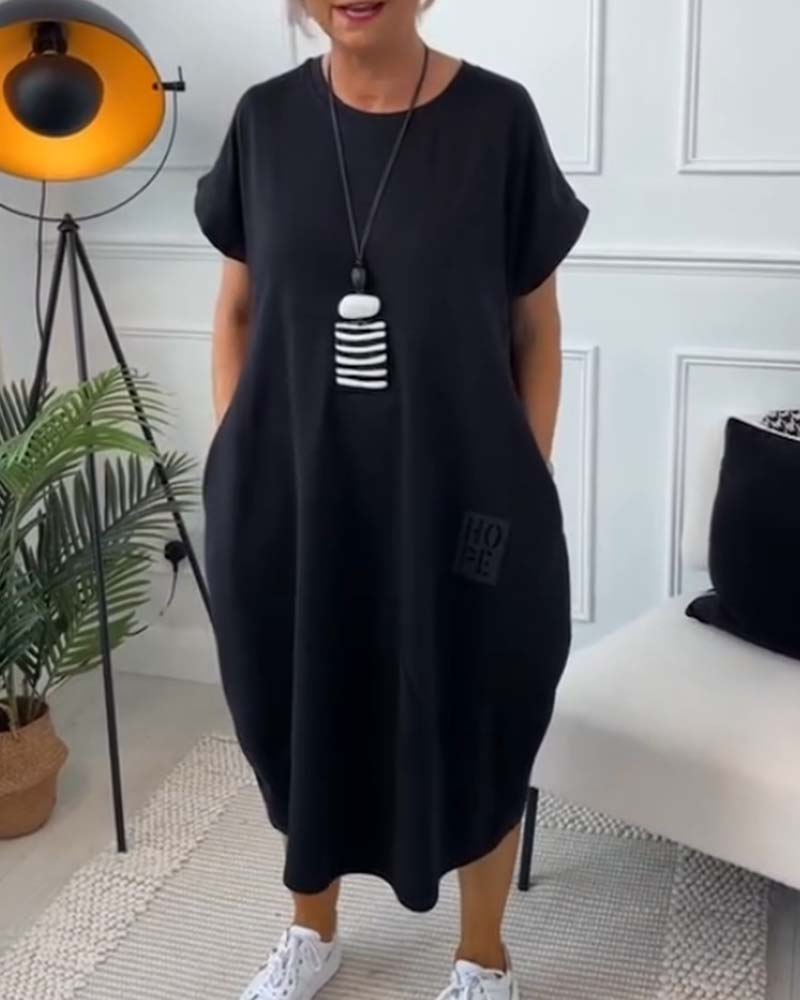 Clara | Casual Loose-Fit Midi Dress