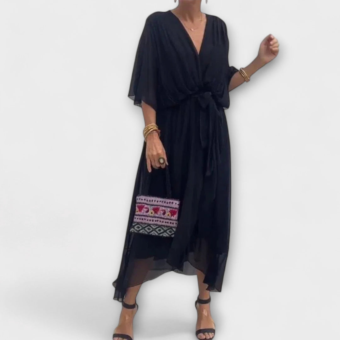 Sofia | Elegant Flow Midi Dress