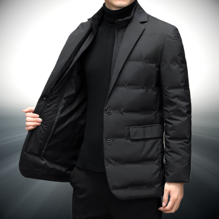 Men’s Quilted Tailored Blazer Jacket