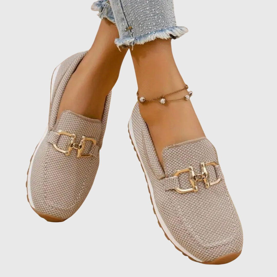Classic Chain Detail Comfort Loafers