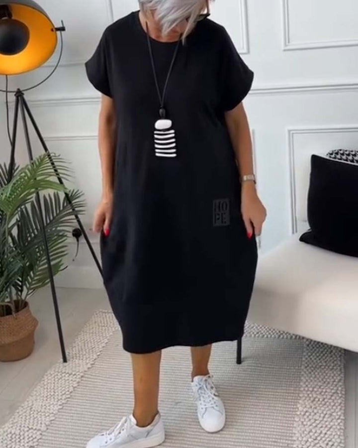 Clara | Casual Loose-Fit Midi Dress