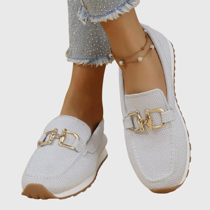Classic Chain Detail Comfort Loafers