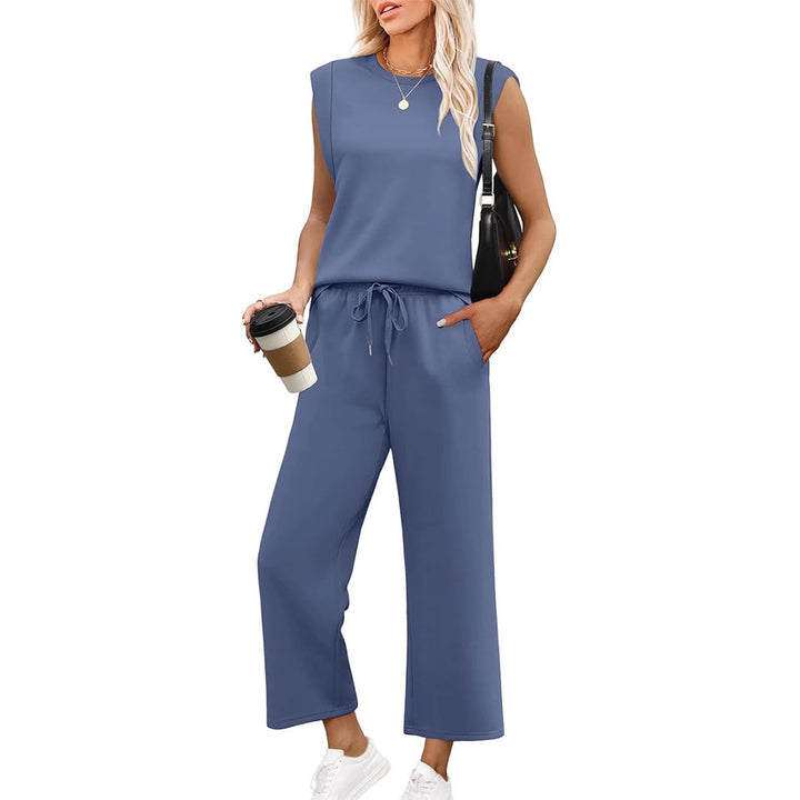 Kaya | Sleeveless Wide-Leg Lounge Set