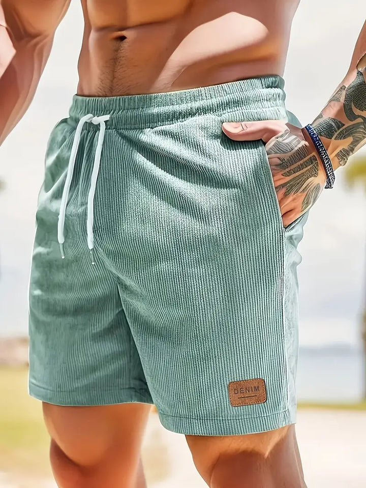 Logan | Relaxed Drawstring Beach Shorts